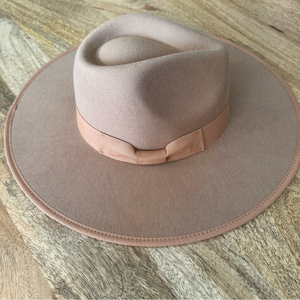 Ribbon Fedora - Latte - Picture 2 of 3